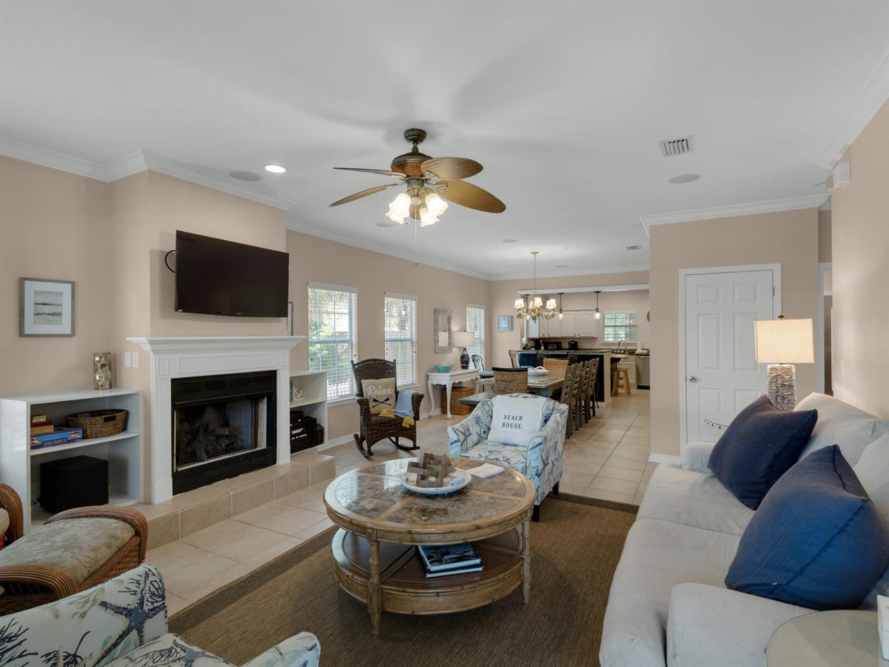 Living area with plenty of seating