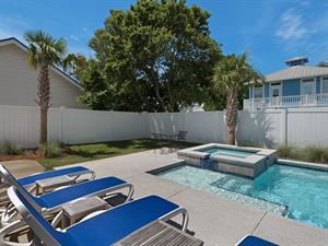 Enjoy time pool side