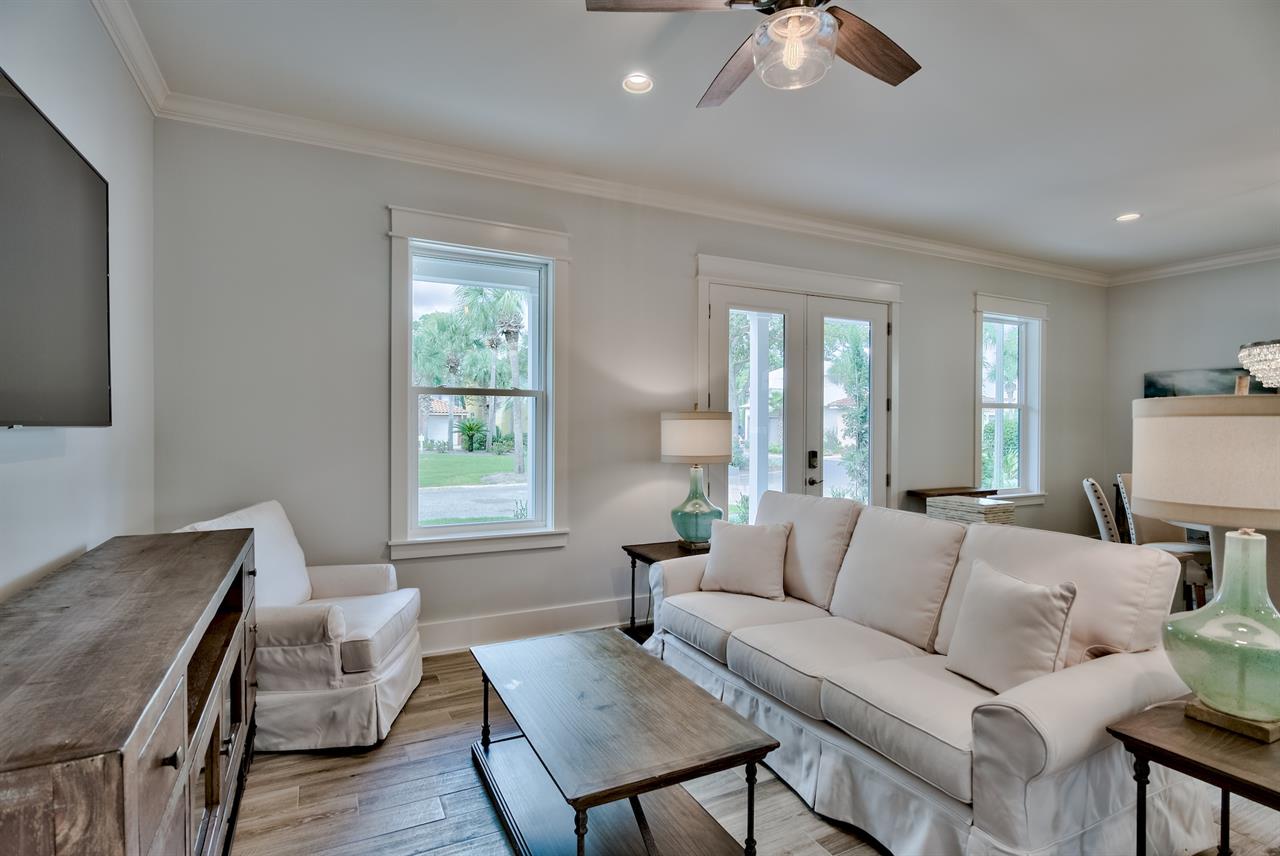 Living room with sofa sleeper