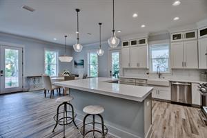 Large open kitchen area