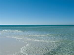 Enjoy the emerald green water