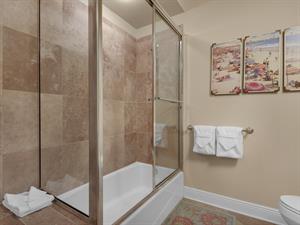 Hall bathroom with walkin shower