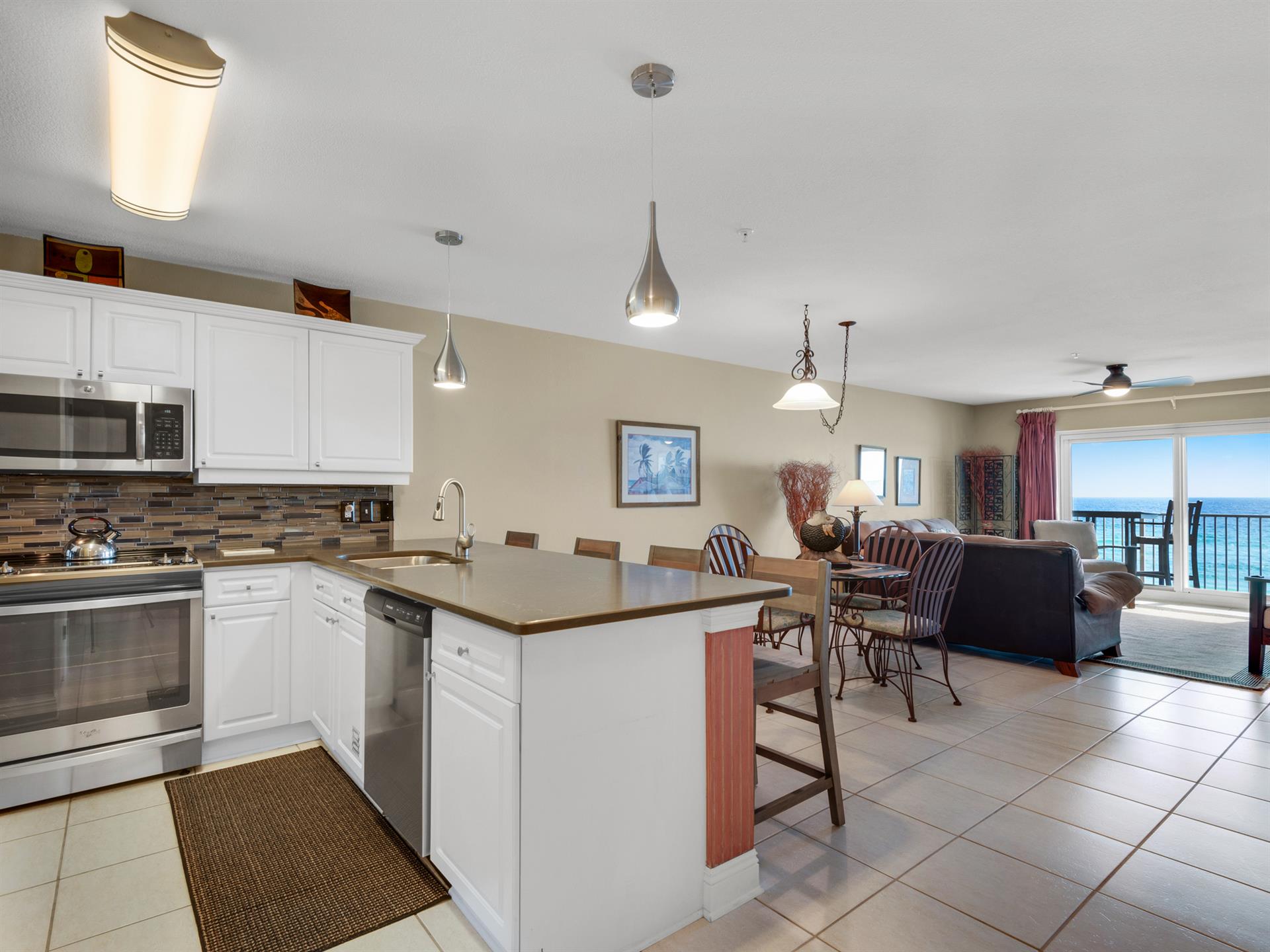 Modern, updated kitchen