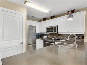 Kitchen with stainless appliances