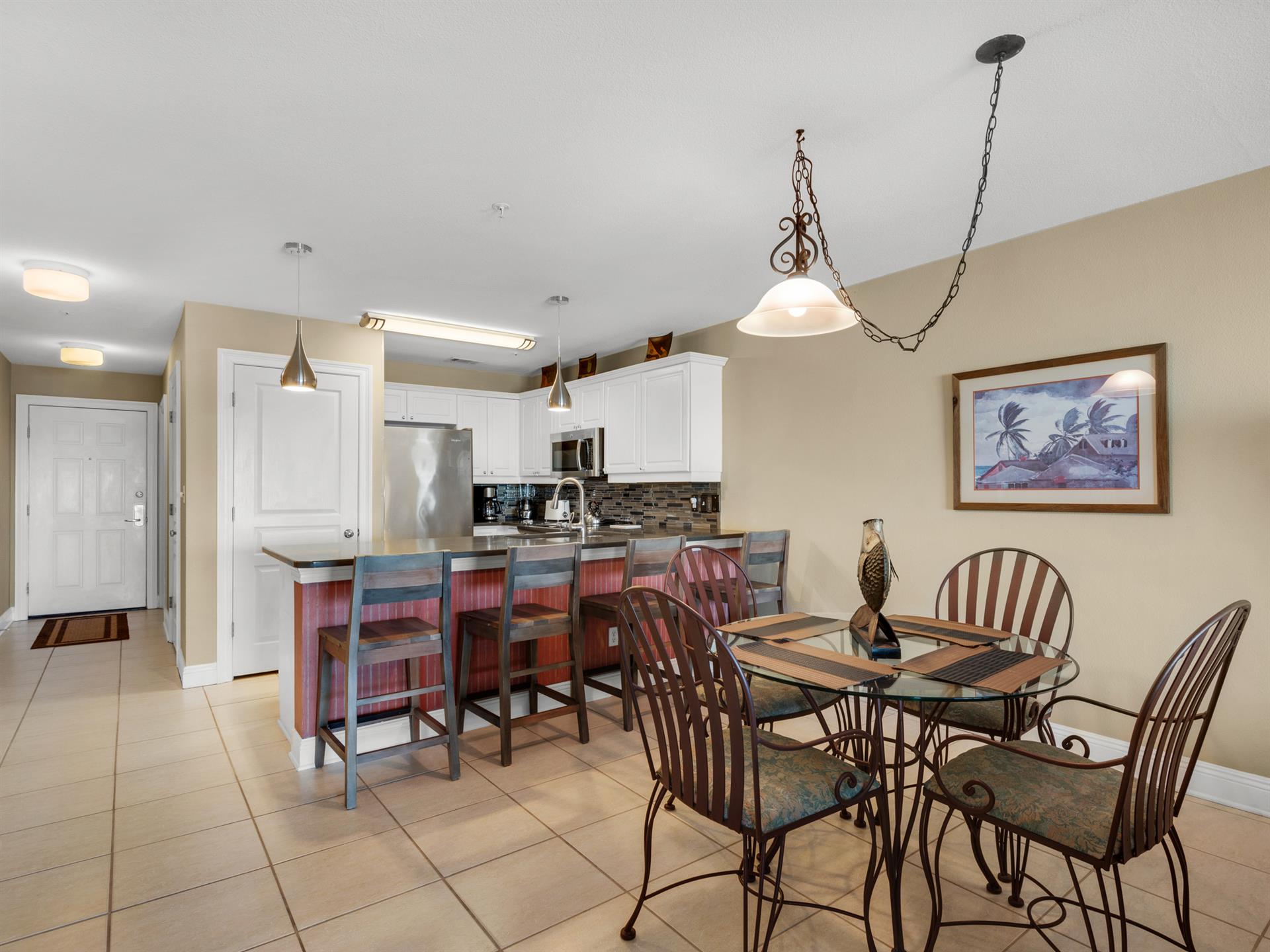 Plenty of seating in the dining area