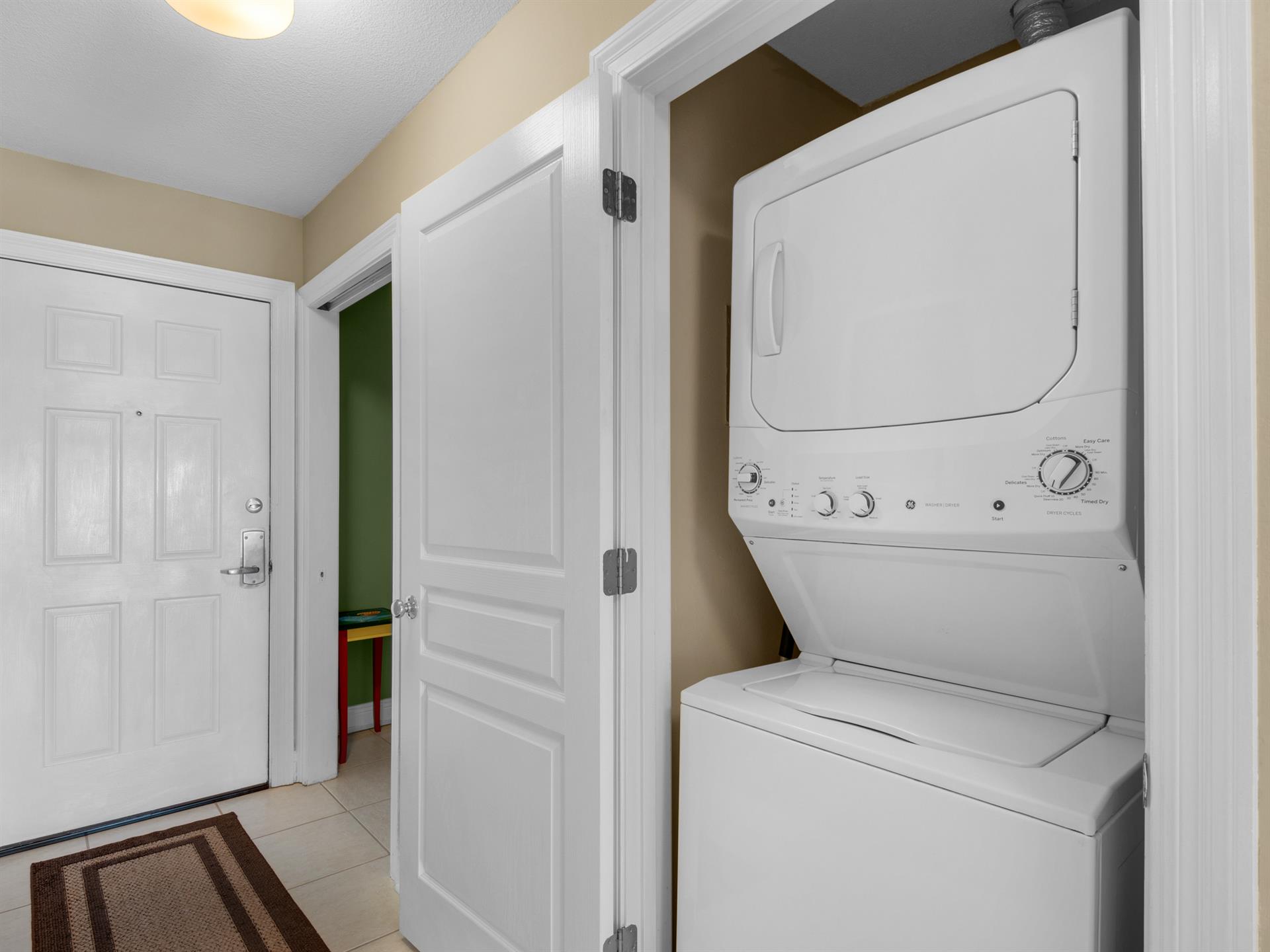 Convenient Laundry closet