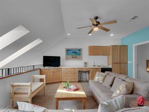 Loft Sitting Area with Wet Bar