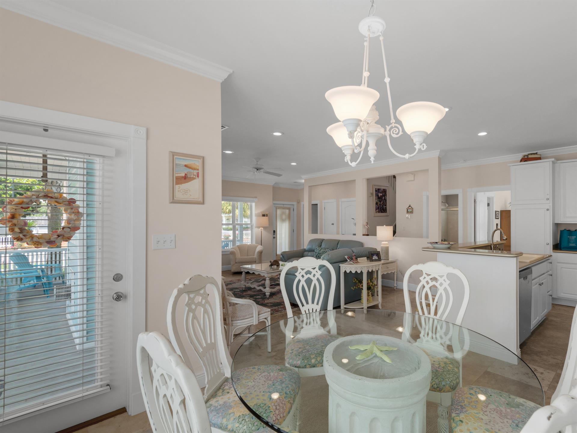 Dining Area into Kitchen