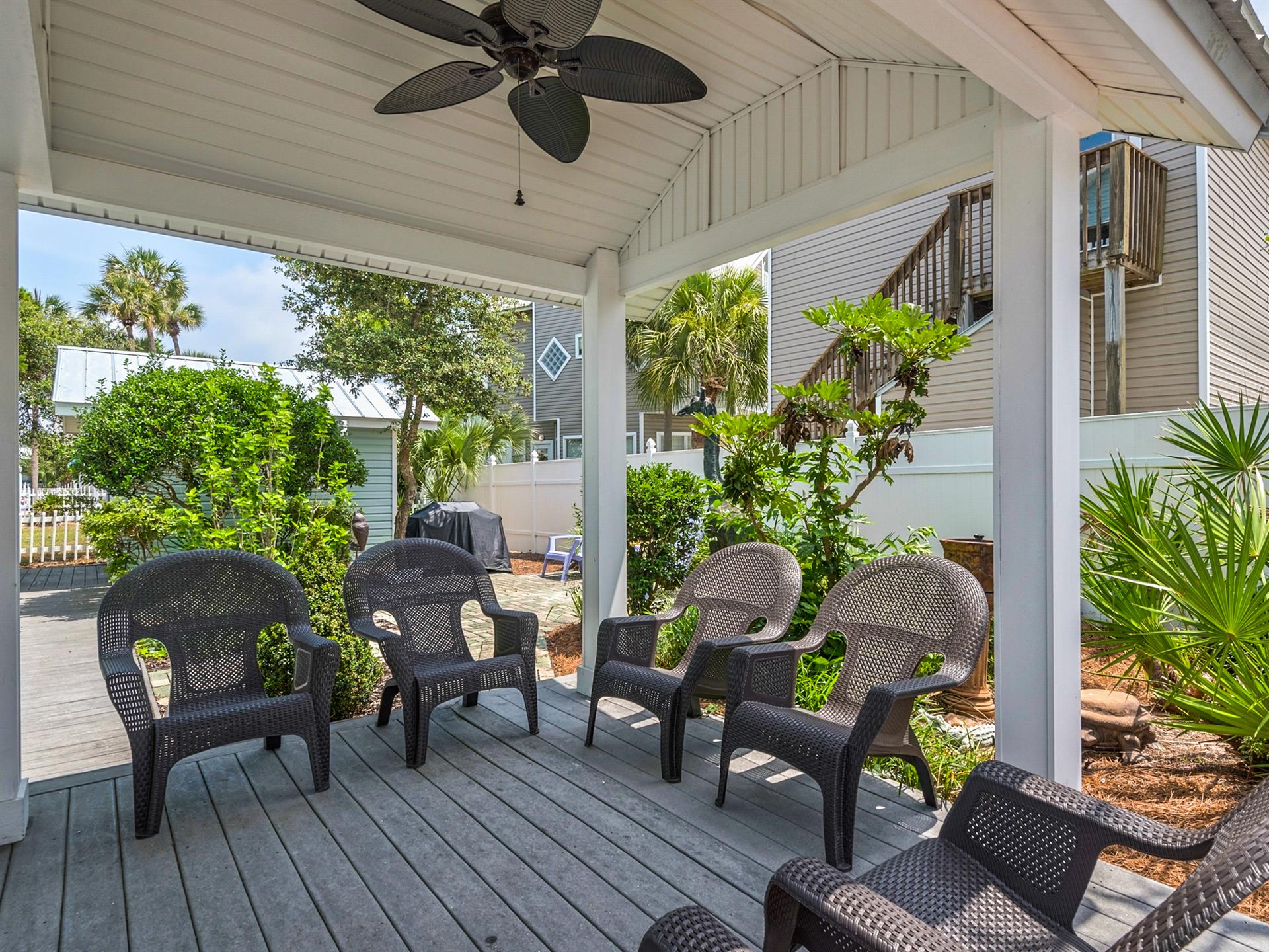 Back Yard and Outdoor Gathering Area