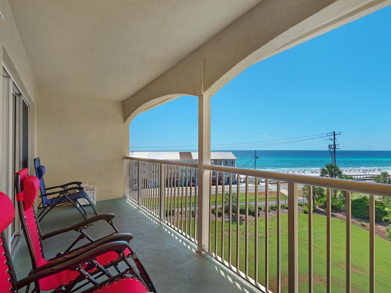 Private Balcony off Living Area with Stunning View