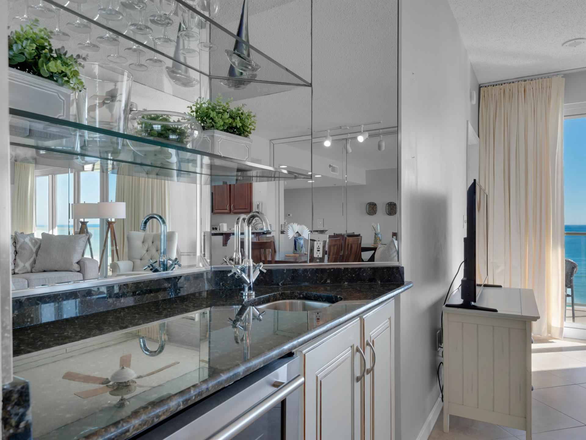 Wet Bar inside the Condominium