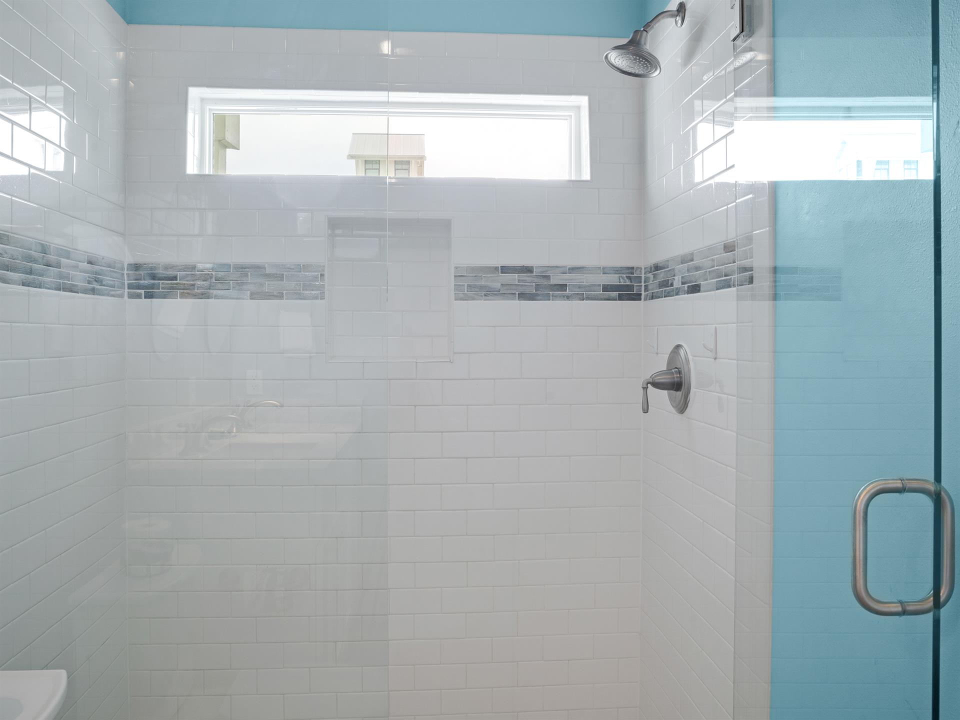 2nd fl Guest Bathroom with Walkin Shower off King Room