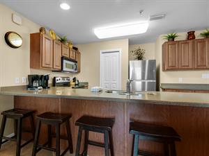 Dining area with additional breakfast bar seating