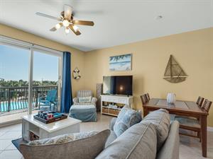 Living Room TV and Balcony Access