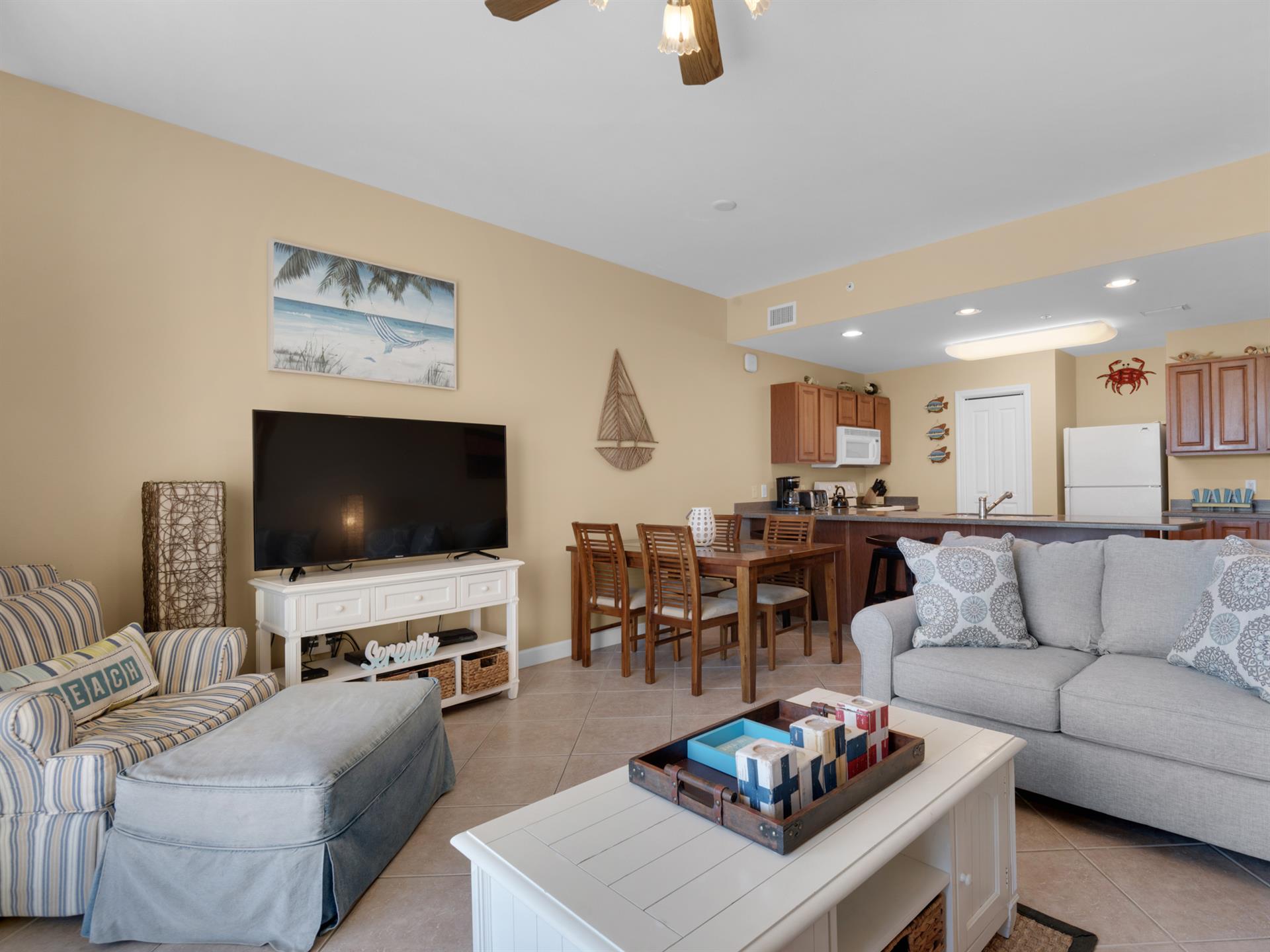Living Room and Dining Room Area