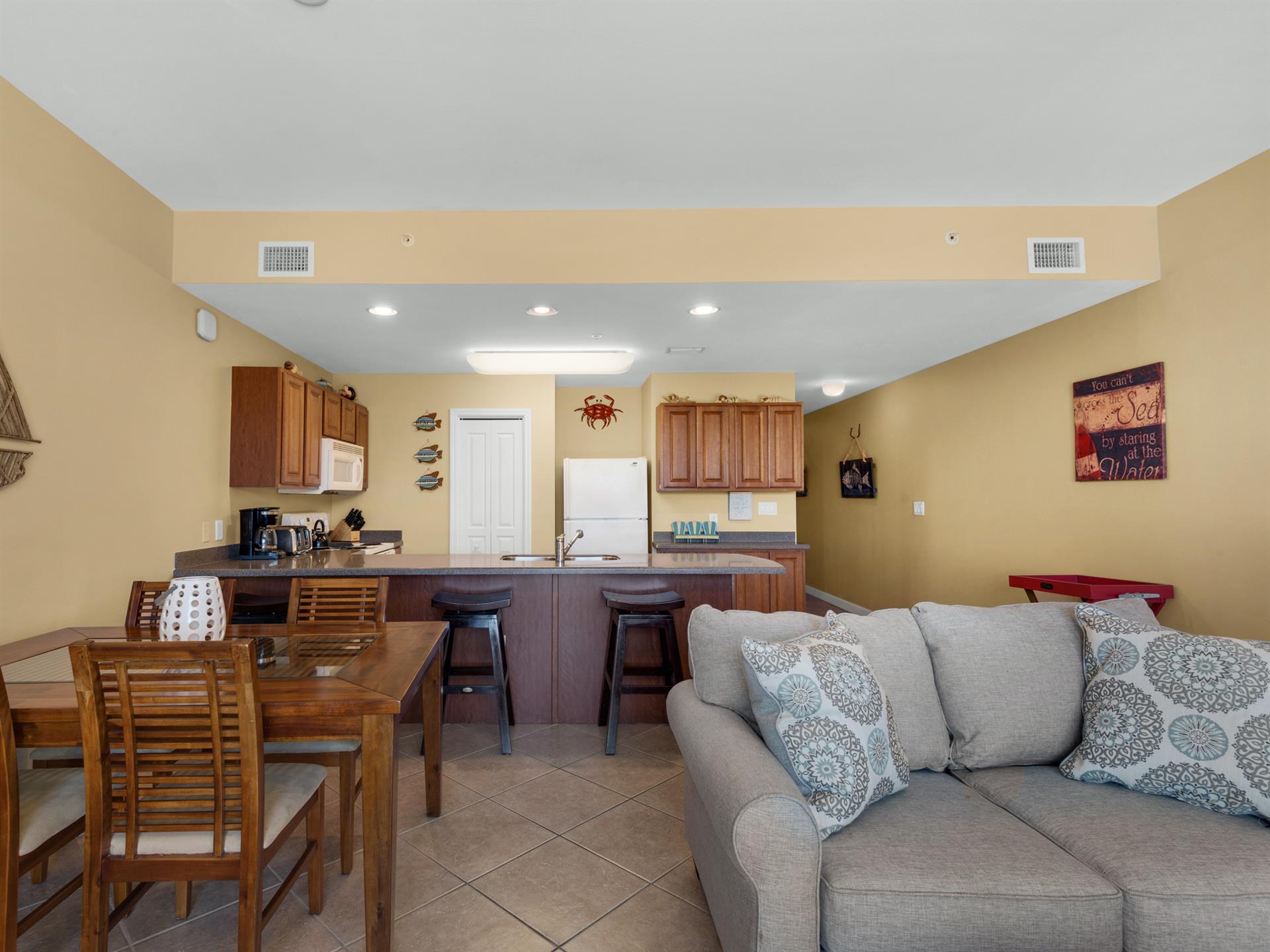 Living Room and Kitchen