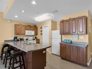 Large Open Kitchen with additional Breakfast Bar Seating
