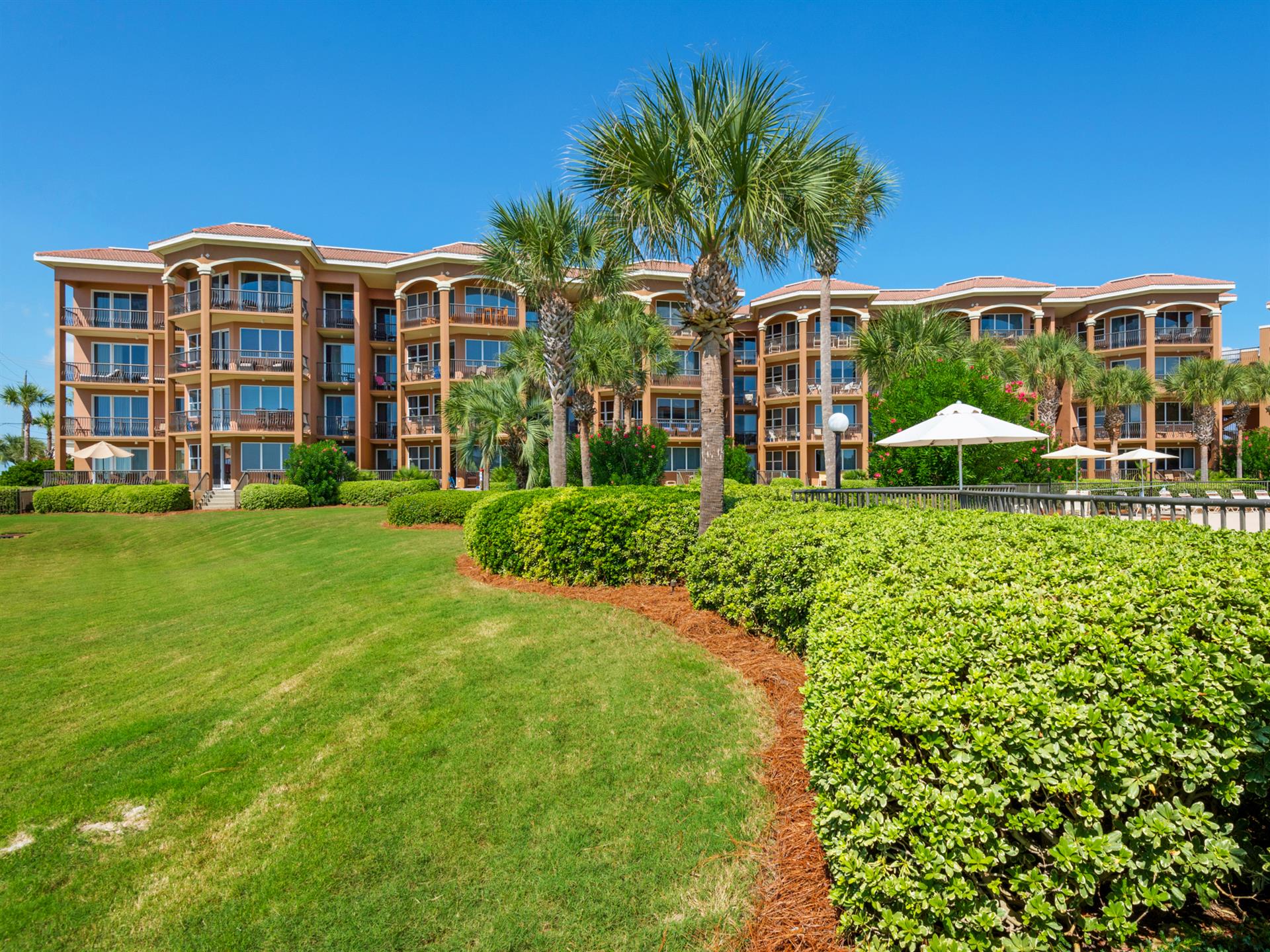Balconies overlooking the Grounds