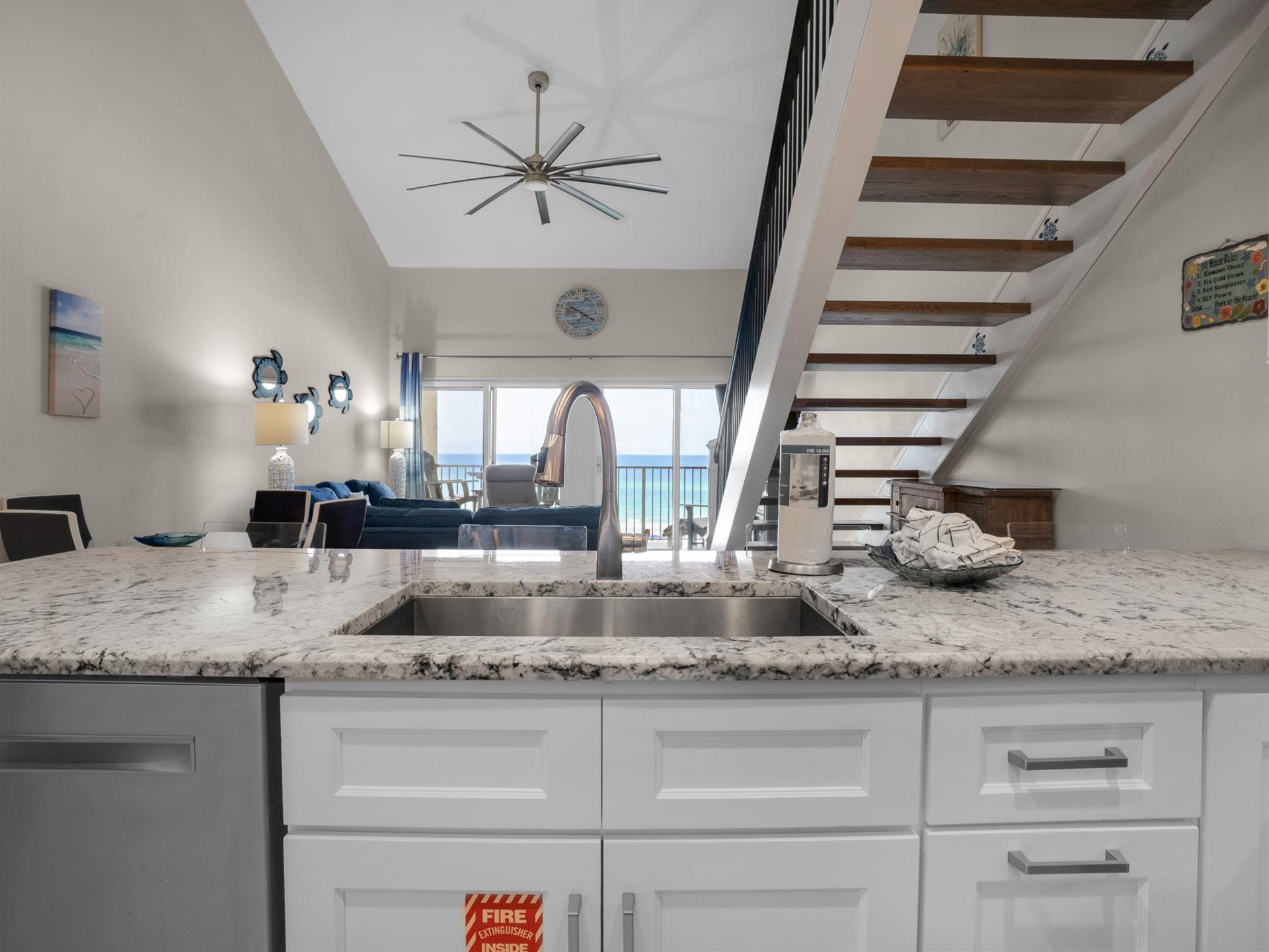 Dinner prep with a view