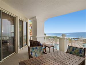 Large private balcony