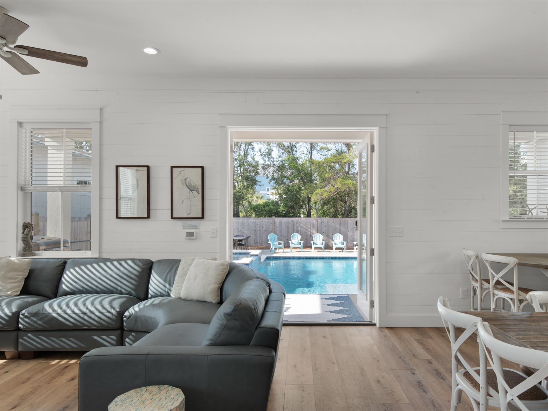 Living Room to Pool