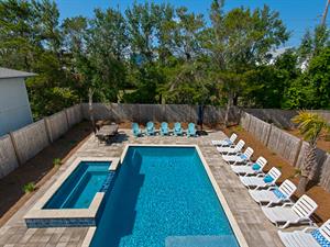 Pool View from Balcony