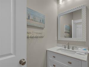 Half Bath on First Floor
