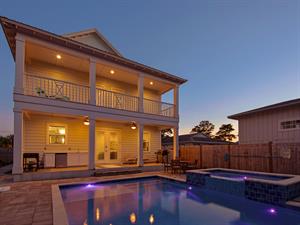 Pool Deck in the Evening