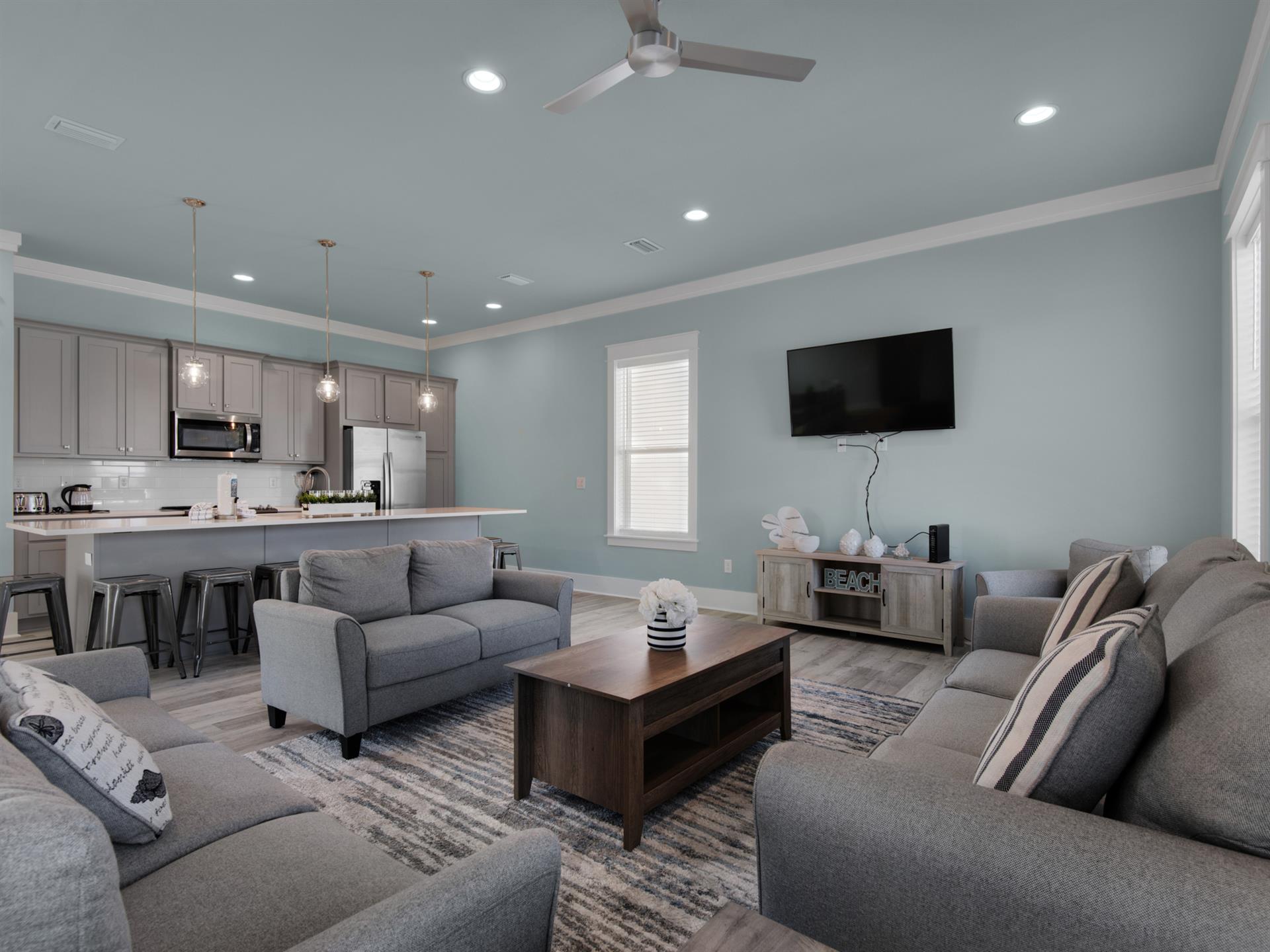 Living area with plenty of seating