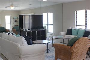 Living Area with Flat Screen TV