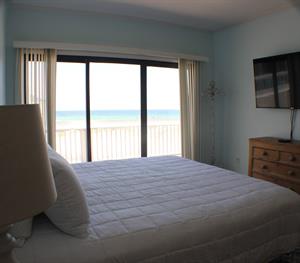 Guest Bedroom 1 with King Bed and Flat Screen TV