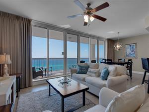 Living Area with Private Balcony