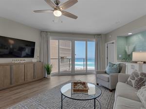 Living Area with Access to Huge Private Balcony
