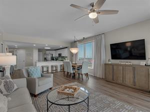 Living Area with Flat Screen TV