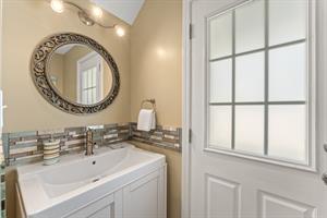 Full Bath on First Floor with Walk in Shower