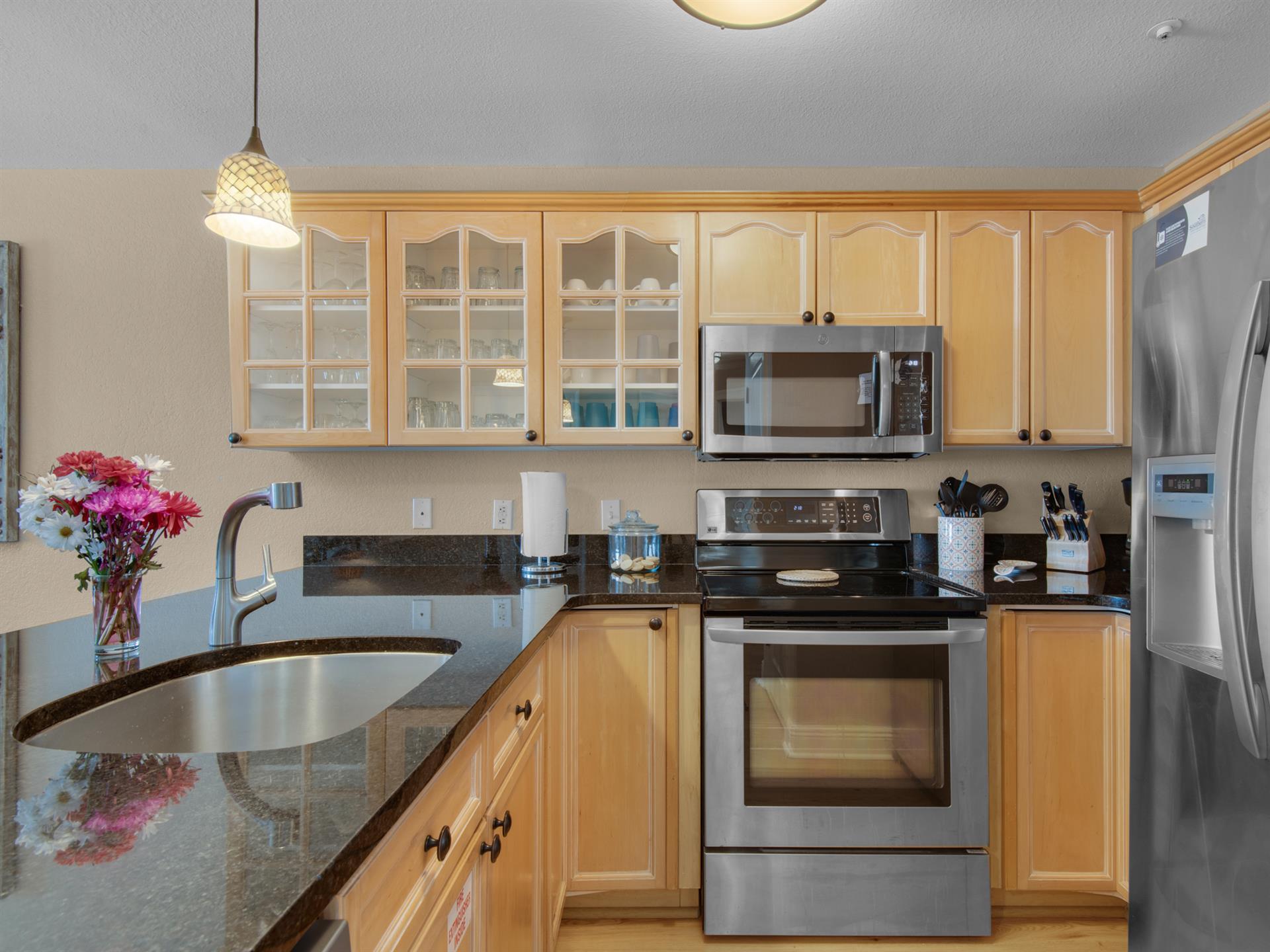 Kitchen with Stainless Appliances