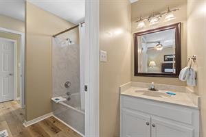 Jack and Jill Bathroom for Bunk Room and Queen Bedroom