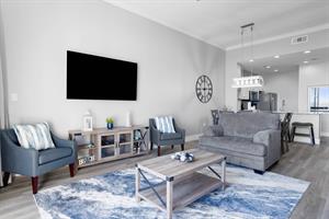 Living Area with Flat Screen TV