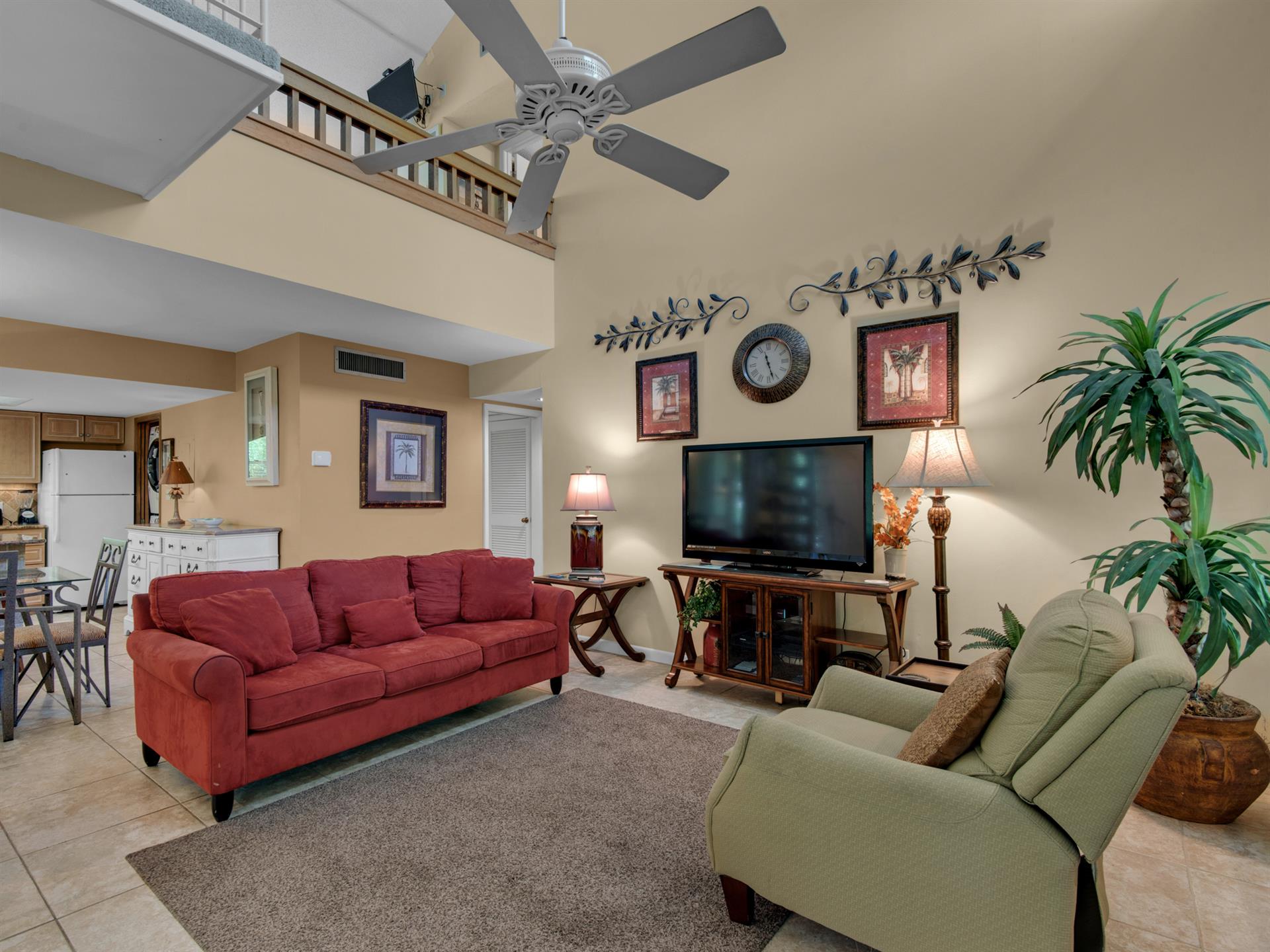 Flat Screen T.V in Living Room