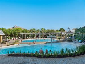 Fabulous views of the unique pool area