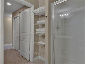 Guest bathroom with walk in shower