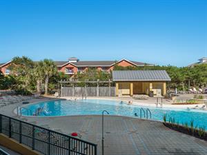 Pool View from Balcony