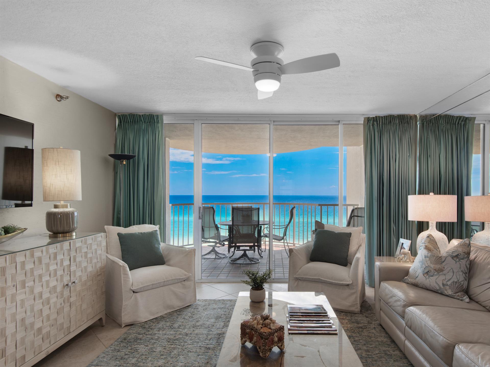 Direct Gulf Views from the Living Room