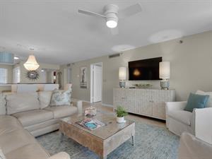 Large Flat Screen TV in Living Area