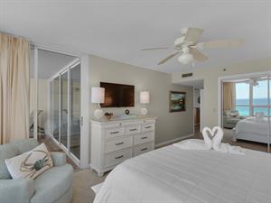 Flat Screen TV in Primary Bedroom