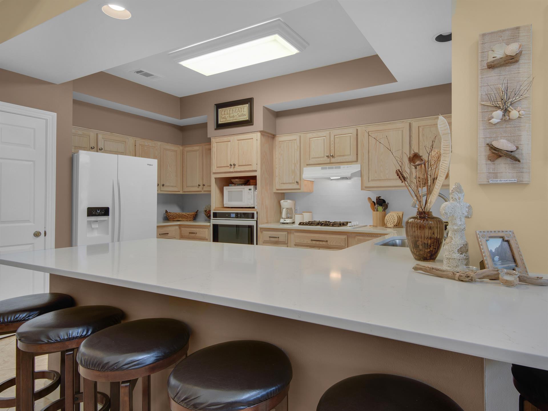 Additional Seating at Kitchen Bar