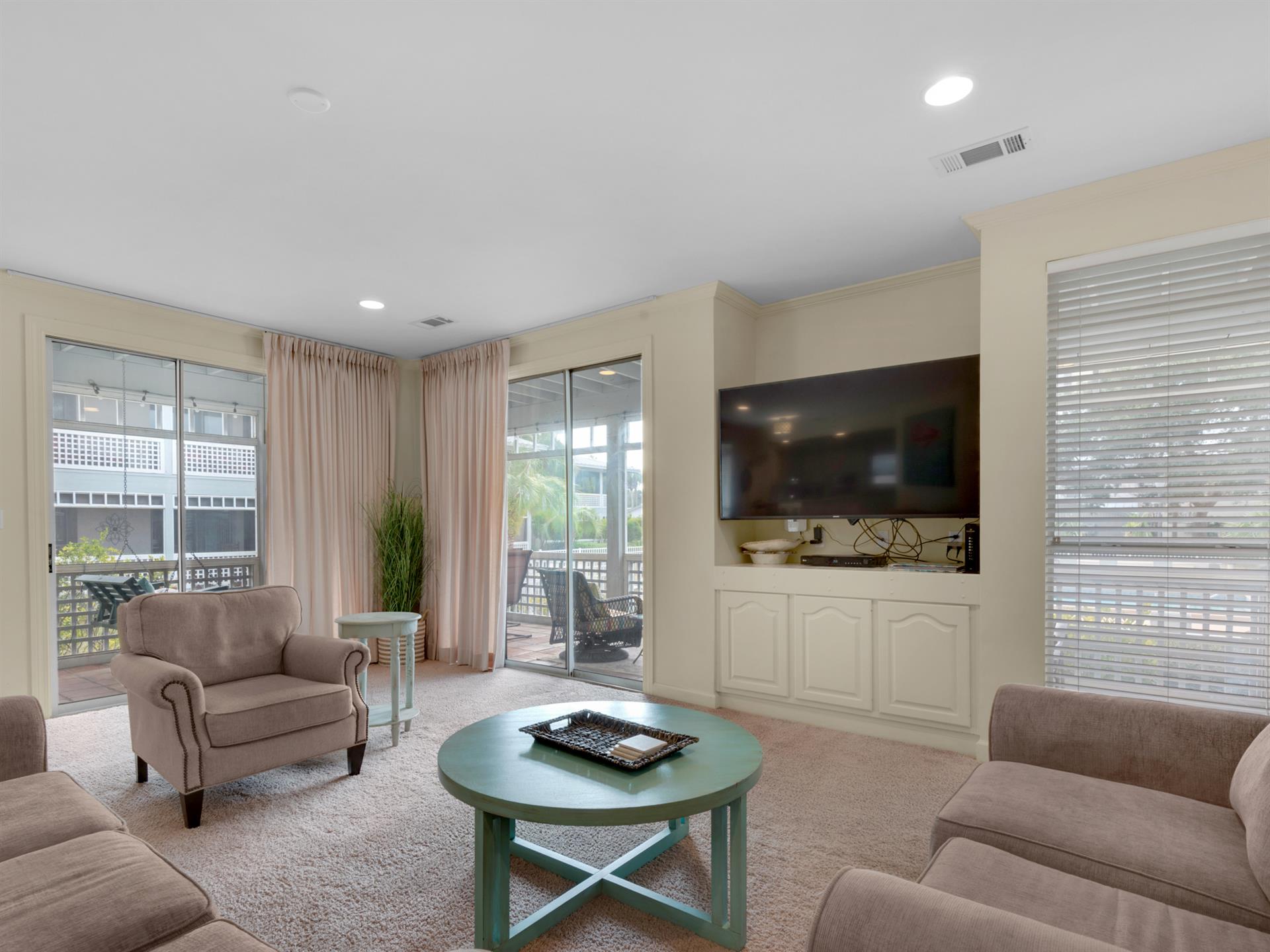 Flat Screen TV in Living Area