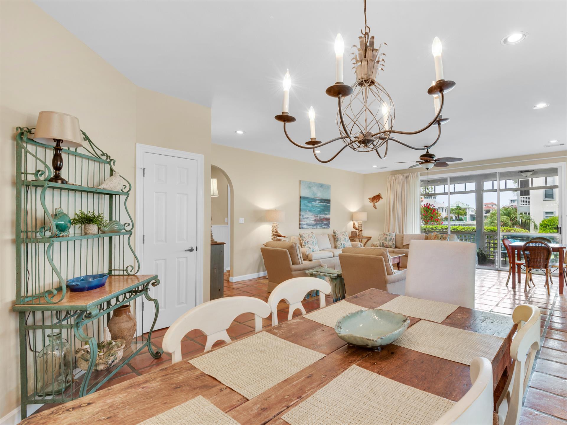 Overview of Dining and Living Area