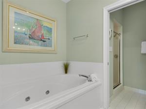 Jacuzzi Tub and separate Shower in Primary Bath