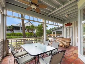 Swing on Screened Porch
